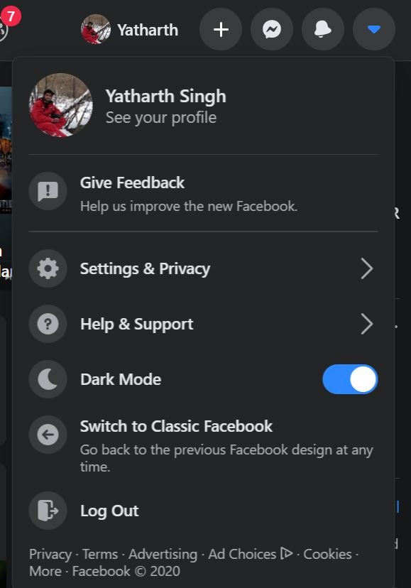Facebook introduces New ReDesign UI and Dark Mode Feature Engineers